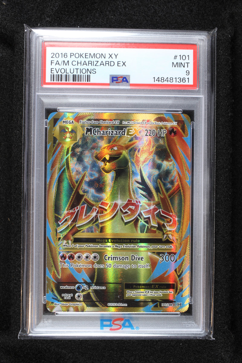 Pokémon TCG M Charizard EX #101/108 PSA 9 – HotCardboard
