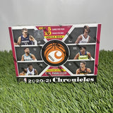 Panini 2020-21 NBA Chronicles Basketball Trading Card Mega Box 100 Cards