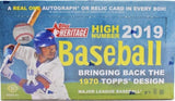Topps 2019 Heritage High Number Baseball Hobby Box