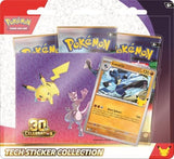 Pokémon 30th Celebration Tech Sticker Collection Random