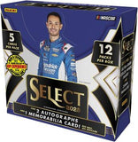 Panini 2025 Select NASCAR Racing Hobby Trading Card Box 2 Autographs