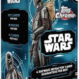 Topps 2026 Chrome Star Wars Trading Card Value Box 8 Packs
