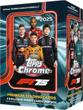 Topps 2025 Chrome Formula 1 Premium Trading Card Value Blaster Box
