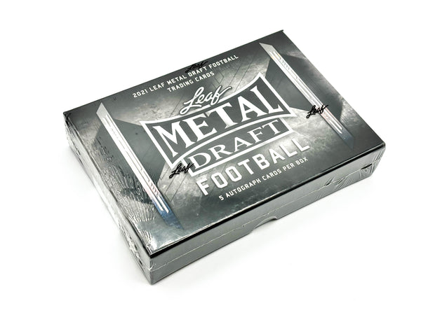 2021 Leaf Metal Draft Football Hobby Box
