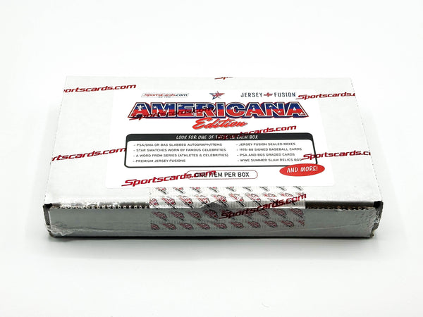 Jersey Fusion 2025 Jersey Fusion Americana Edition Hobby Box