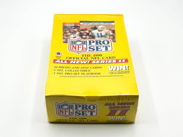 1990 NFL Pro Set Series 2 Sealed Box