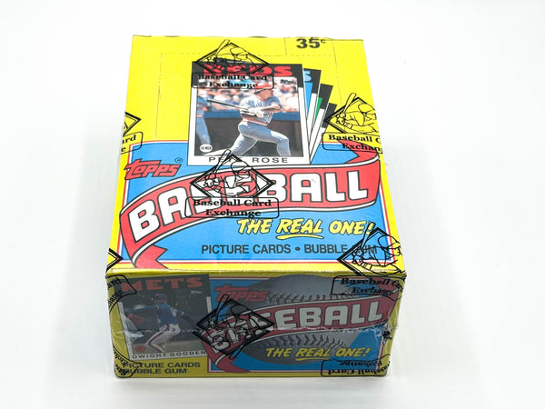 1986 Topps Baseball Wax Box FASC BBCE
