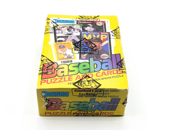 1989 Donruss Baseball Trading Cards Wax Box BBCE