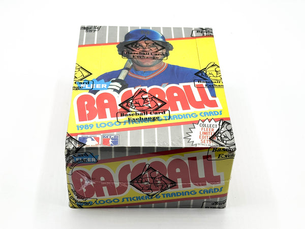 1989 Fleer Baseball Wax Box (BBCE)