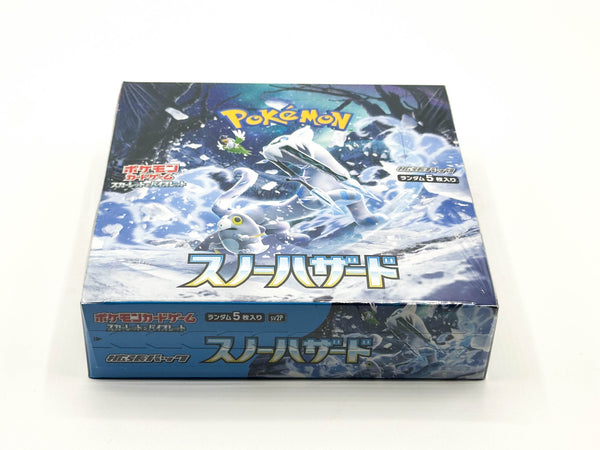 Japanese Pokemon Snow Hazard Booster Box - SV2P: Snow Hazard (SV2P)