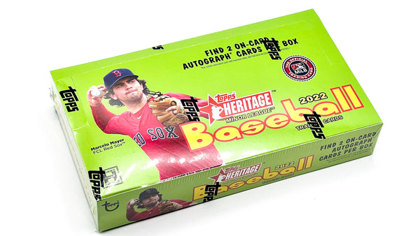 2022 Topps Heritage Minor League Hobby Box