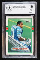 1989 Topps Traded Barry Sanders BCCG 10