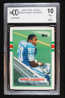 1989 Topps Traded Barry Sanders BCCG 10