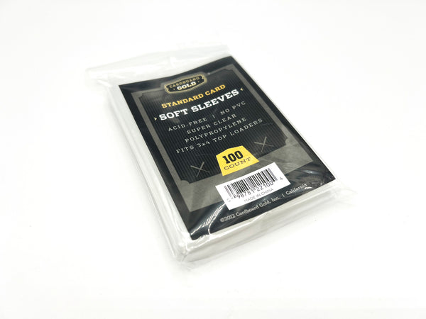 Cardboard Gold Soft Sleeves 100 count bag HotCardboard Cardboard Gold Soft Sleeves 100 count bag HotCardboard