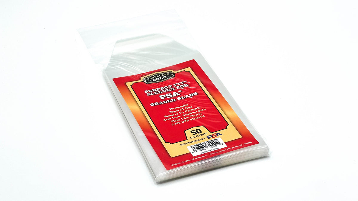 Authentic Cardboard Gold Sleeve With PSA Logo For Graded Slabs Perfect Fit [50 Pcs In A Bag I.517645575 - Foto 11