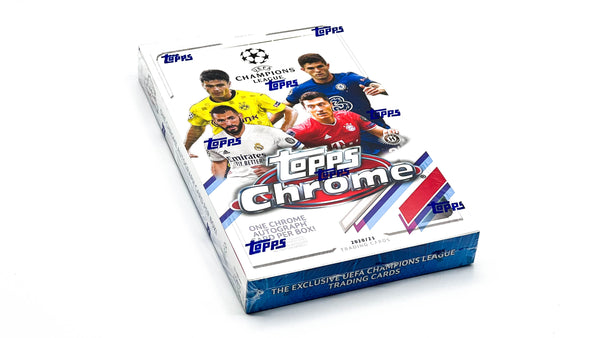 2020-21 Topps Chrome EUFA Soccer Hobby Box