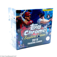 2019 Topps Chrome Sapphire Hobby Box