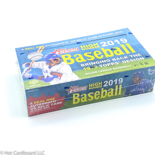 2019 Topps Heritage High Number Baseball Hobby Box