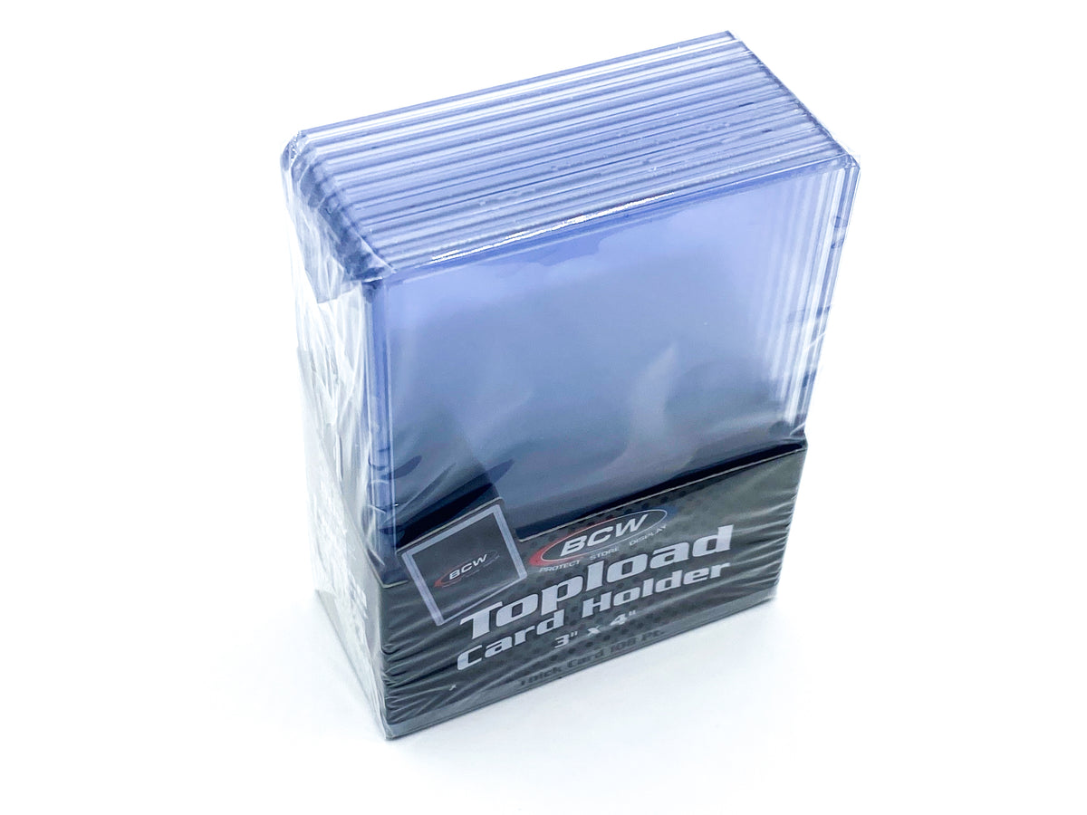 BCW 40-Count Thick 108pt Toploaders - 2.75mm For Relic & Extra Thick Trading Cards BCW 40-Count Thick 108pt Toploaders - 2.75mm For Relic & Extra Thick Trading Cards