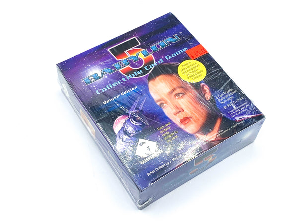 1998 Precedence Babylon 5 Collectible Card Deluxe Edition Booster Pack Box